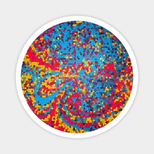 Vibrant abstract artwork Magnet